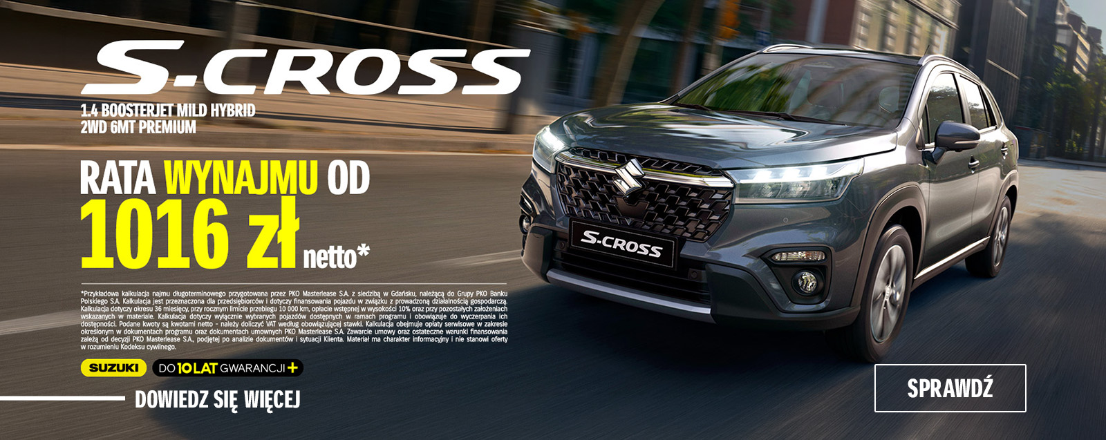 Suzuki S-Cross Sp Finansowanie